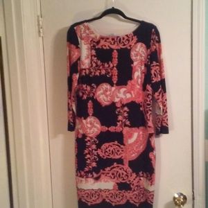 Gorgeous Cach'e printed dress,size xl